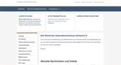 Desktop Screenshot of duv-verband.de